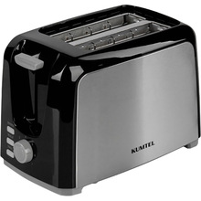 Тостер KUMTEL HTS-02 BLACK&STAINLES STEEL
