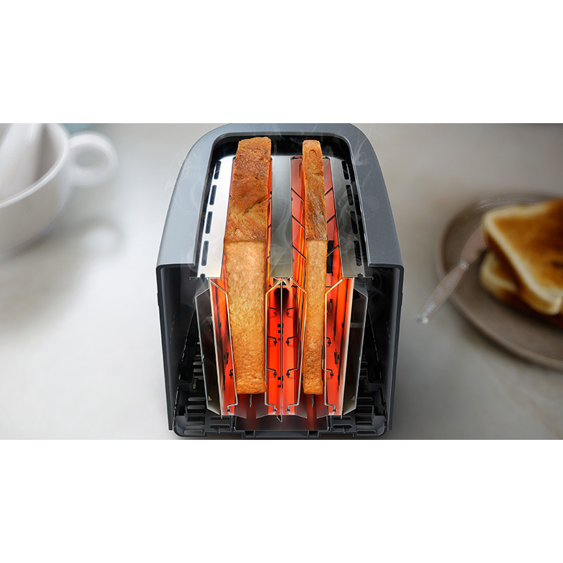 Тостер PHILIPS Essentials Collection HD2510/90 Огляд Тостер PHILIPS Essentials Collection HD2510/90