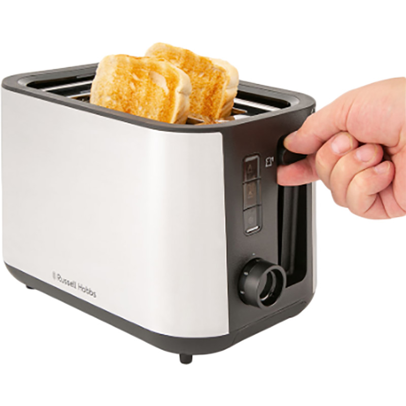 Внешний вид Тостер RUSSELL HOBBS 27390-56 Heaton Brushed 2Slice Toaster (25210036001)