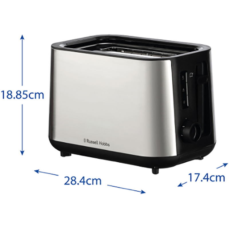 Покупка Тостер RUSSELL HOBBS 27390-56 Heaton Brushed 2Slice Toaster (25210036001)