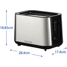 Тостер RUSSELL HOBBS 27390-56 Heaton Brushed 2Slice Toaster (25210036001)