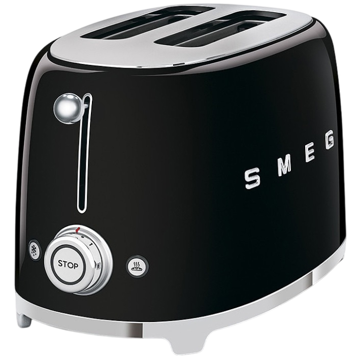 Тостер SMEG TSF01BLEU Кількість відділень 2