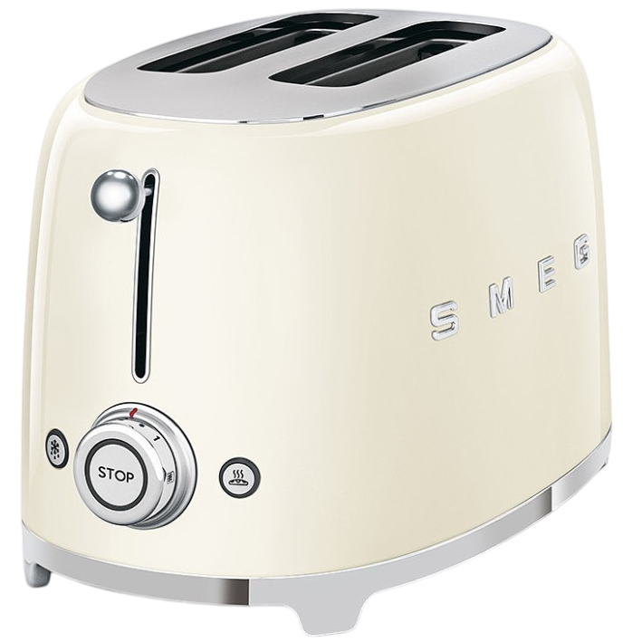 Тостер SMEG TSF01CREU Кількість відділень 2