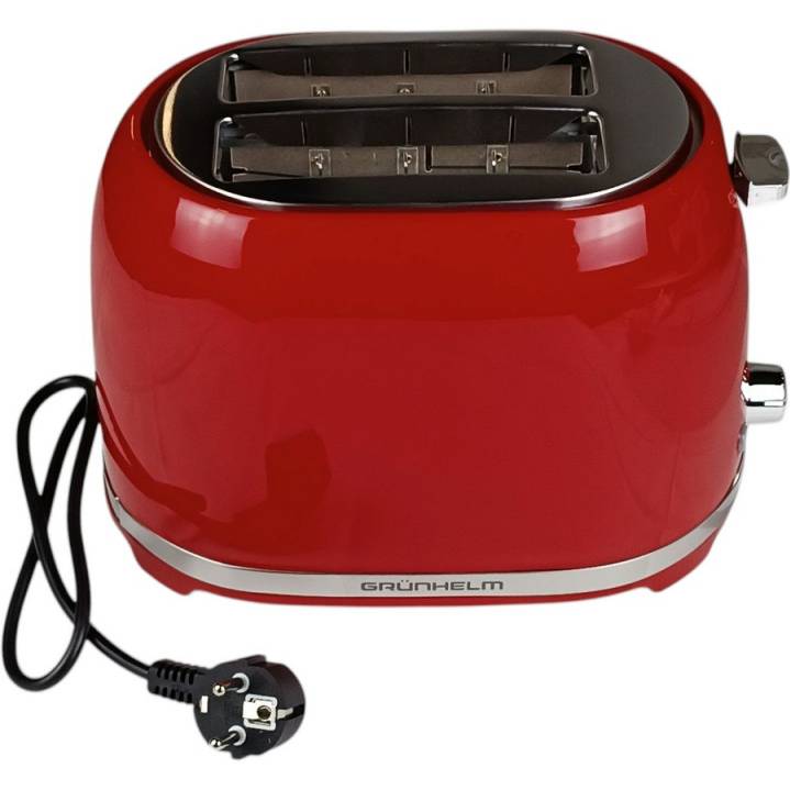 Тостер GRUNHELM GTR018R Red Количество степеней поджарки 7