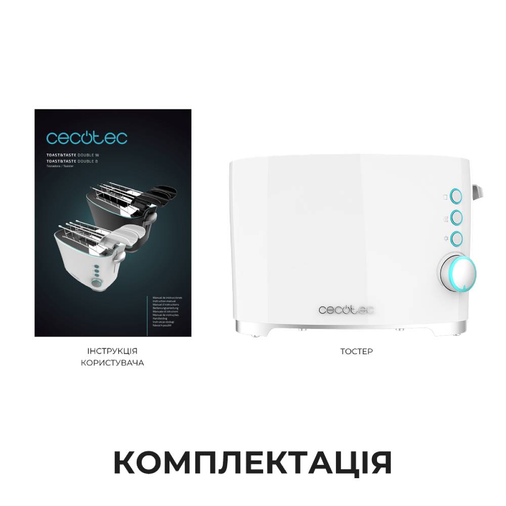 Фото Тостер CECOTEC Toast&Taste Double W