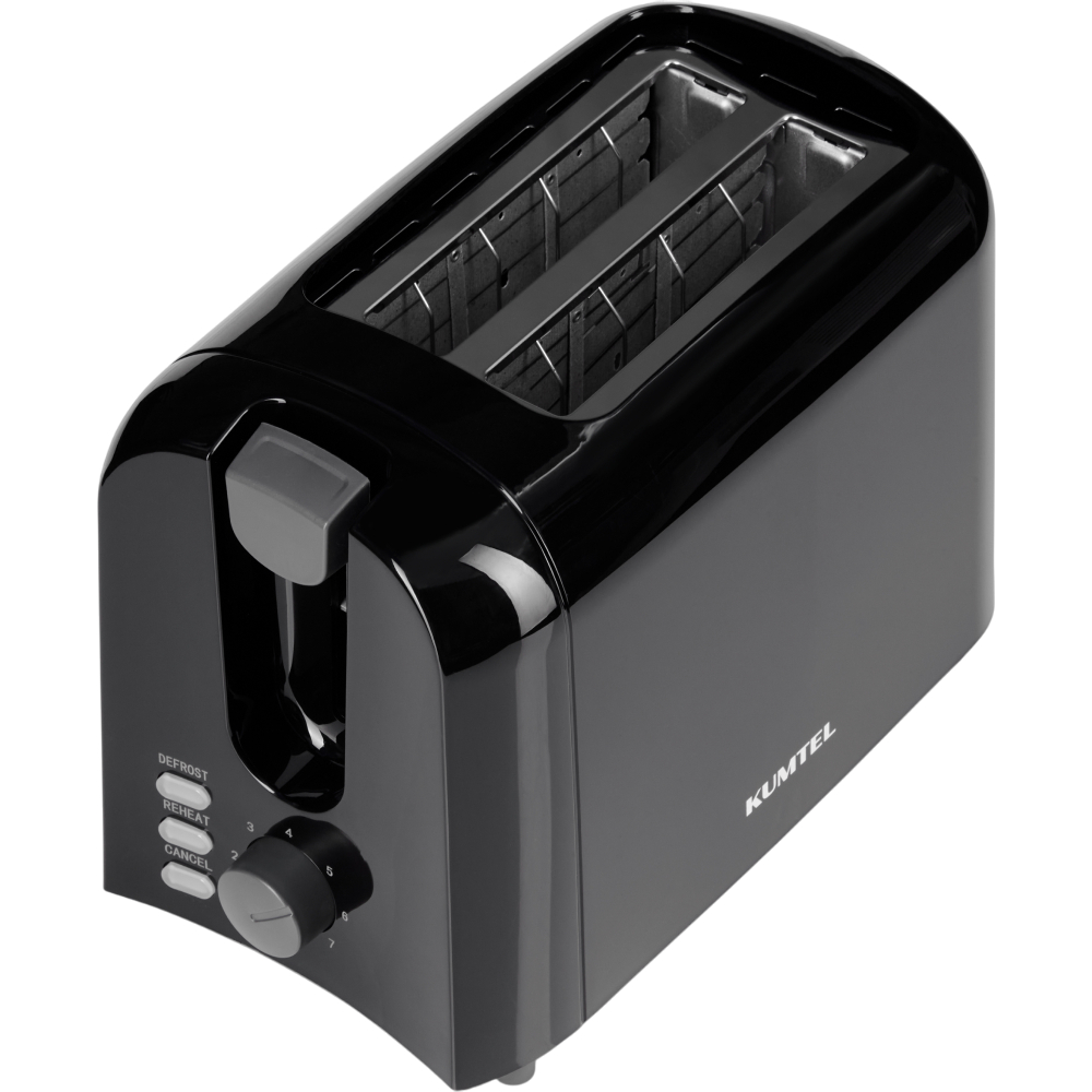 Тостер KUMTEL HTS-01 BLACK Тостер KUMTEL HTS-01 BLACK Мощность 700
