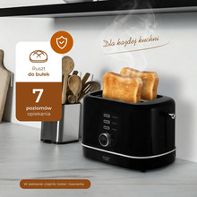 Тостер ADLER AD 3224 black
