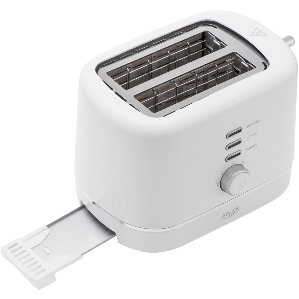 Тостер ADLER AD 3224 white Количество степеней поджарки 7