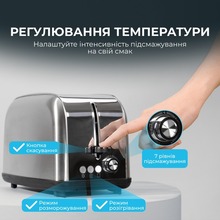 Тостер CECOTEC Toast&time 850 Inox Lite (CCTC-04837)