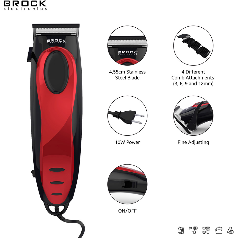 Зовнішній вигляд Машинка для стрижки BROCK BHC 1001