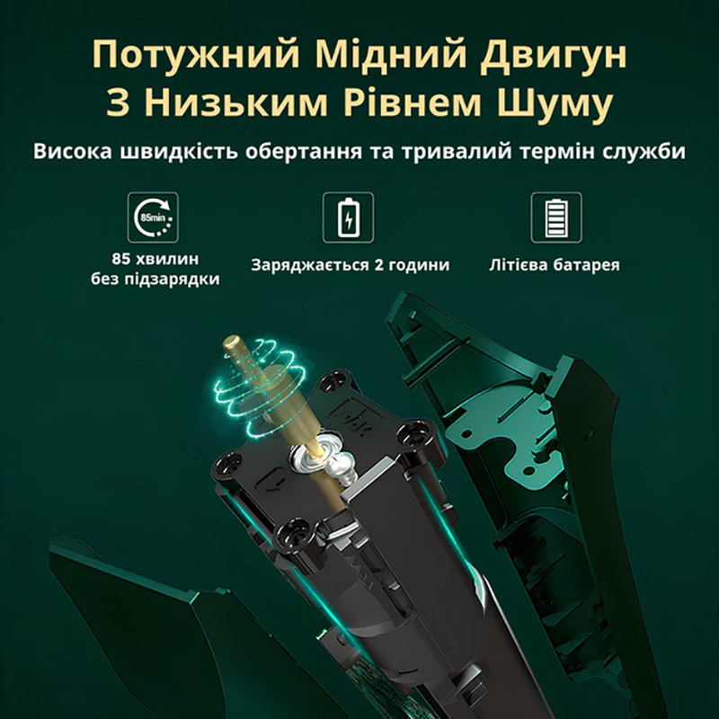 Фото Машинка для стрижки XIAOMI Riwa RA-6110 Green