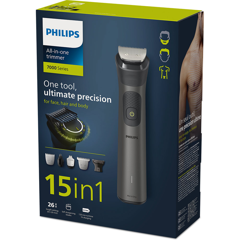 Універсальний тример PHILIPS MG7950/15 серії 7000 (15-в-1) Тип тример