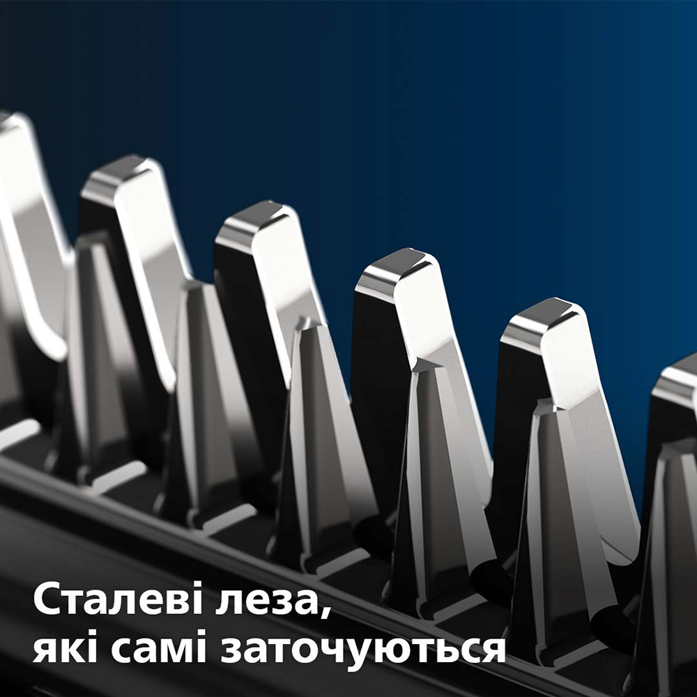 Машинка для стрижки PHILIPS QC 5130/15 Материал ножей сталь