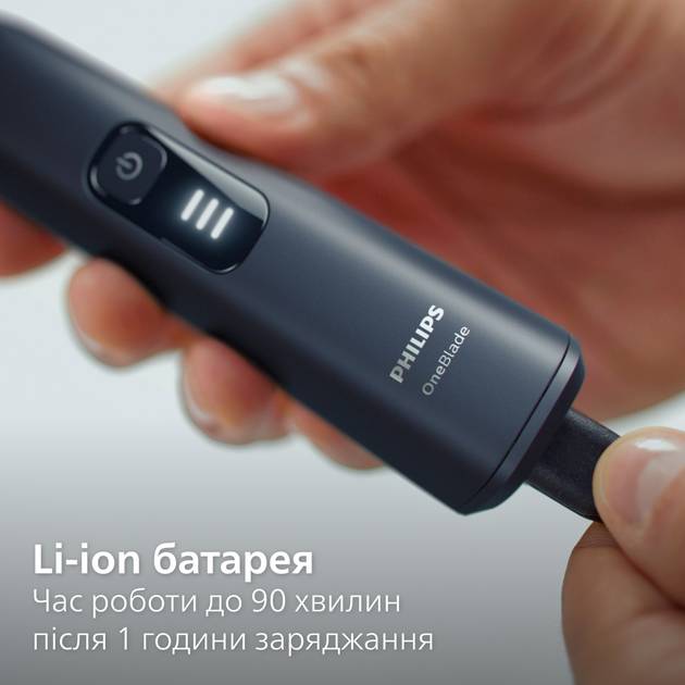 Електростанок PHILIPS OneBlade Pro 360 QP6542/15 Область застосування борода