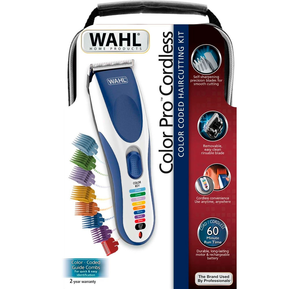 Машинка для стрижки Wahl Color Pro Cordless Blue (09649-016) Область применения голова