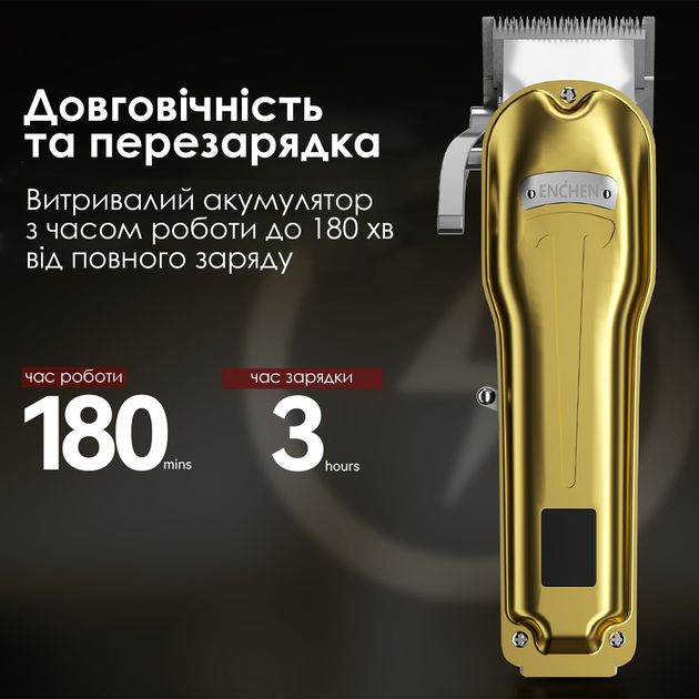 Зовнішній вигляд Машинка для стрижки ENCHEN Boost 3 Hair Clipper