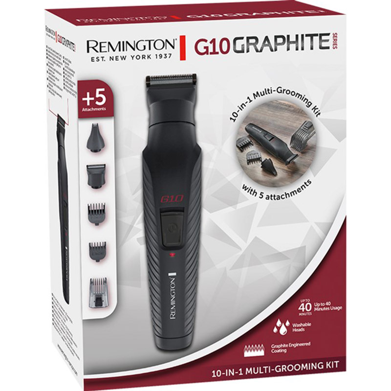 Заказать Триммер REMINGTON PG2100 G10 Graphite 10-in-1 Multigrooming Kit