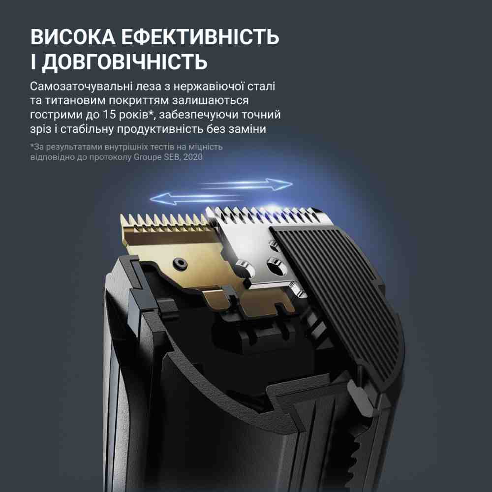 Машинка для стрижки ROWENTA Advancer TN5244E0 Область застосування голова