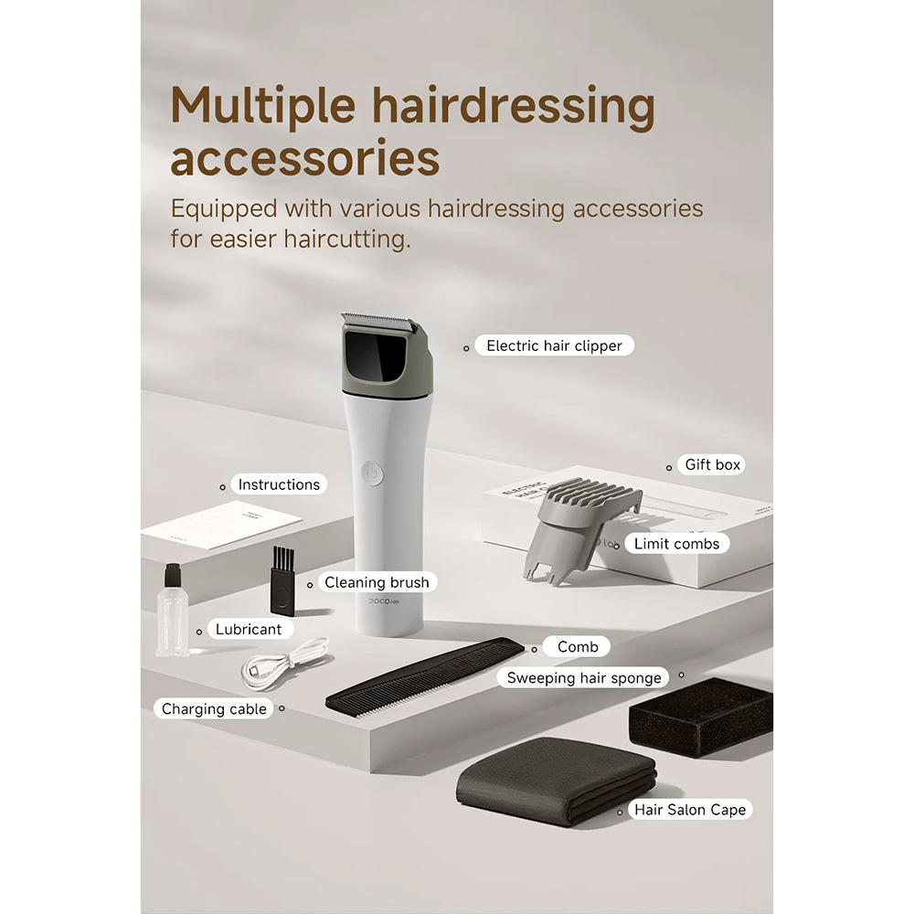 В интернет магазине Машинка для стрижки DOCO Xiaomi Electric Hair Clipper (HC001)