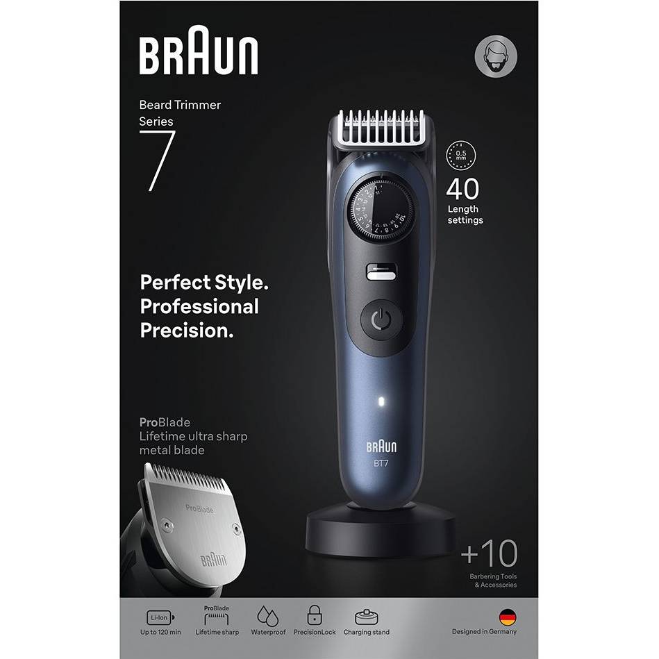 Фото Триммер BRAUN Beard Trimmer Series 7 BT7540 (80789809)