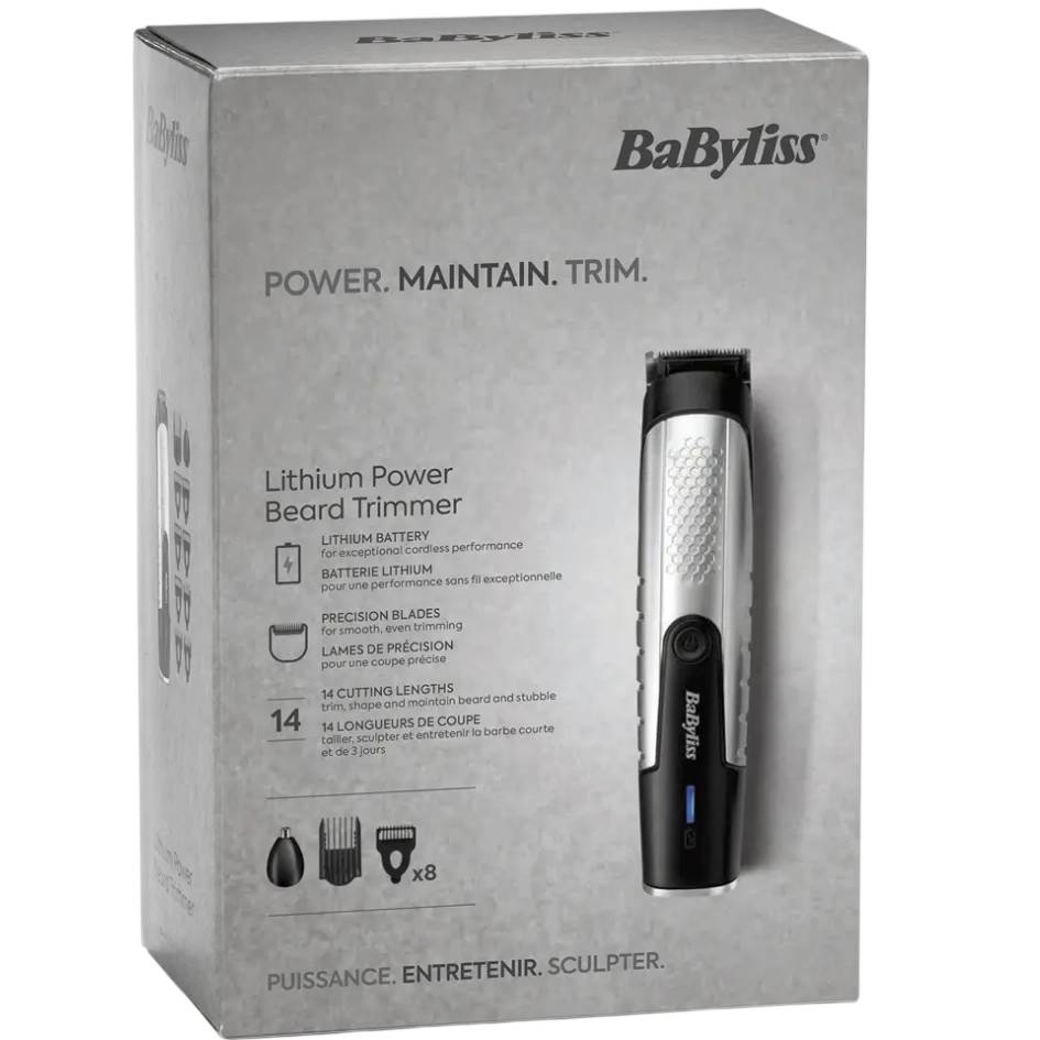 Замовити Тример для бороди та вусів BABYLISS T812E