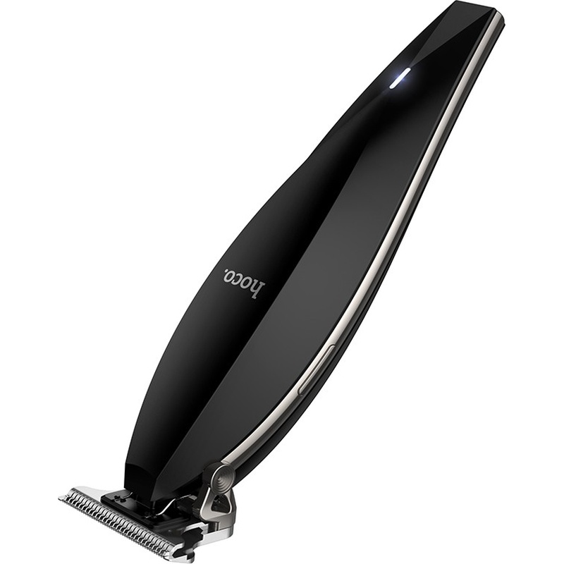 Машинка для стрижки HOCO HP25 Black Додатково Li-Ion акумулятор ємністю 600 мА · год; порт для заряджання USB Type-C; леза з нержавіючої сталі з керамічним напиленням; стрижки вологого волосся; габарити 156 x 41 x 33,6 мм; вага 102 г