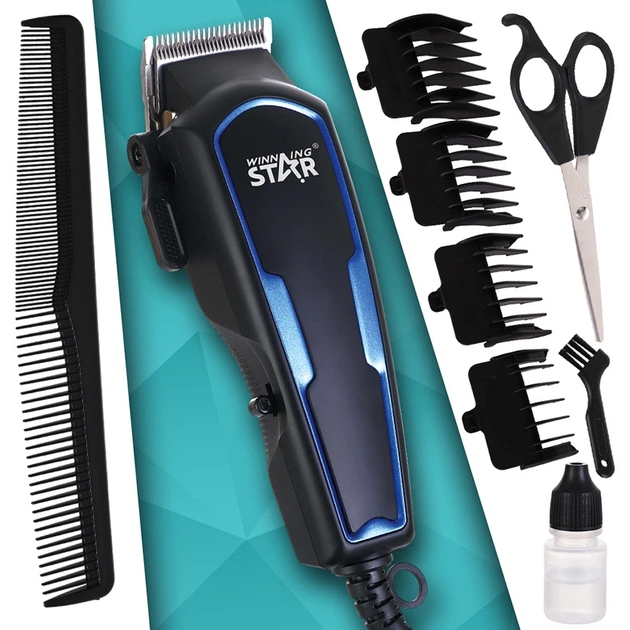 Машинка для стрижки WINNINGSTAR ST-5615 Black (WNNGS-ST-5615-BK) Управление ползунковое