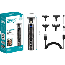 Машинка для стрижки WINNINGSTAR ST-5622 Black (WNNGS-ST-5622-BK)