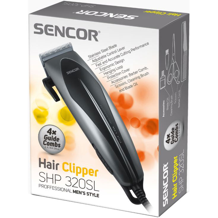 Машинка для стрижки SENCOR SHP 320SL Керування повзункове