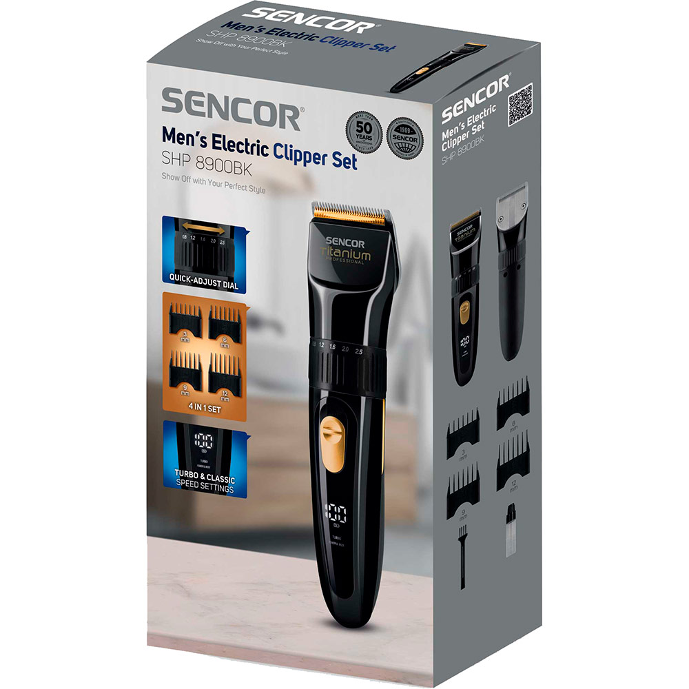 Огляд Машинка для стрижки SENCOR SHP 8900BK