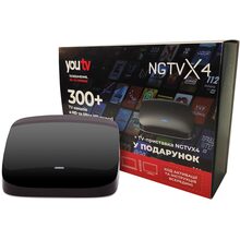 Медіаплеєр NGTV Android NGTV X4 + Комплект 10 місяців YouTV