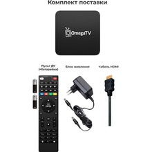 Медіаплеєр OMEGA TV BOX 2 (12 місяців) (OTVM12)