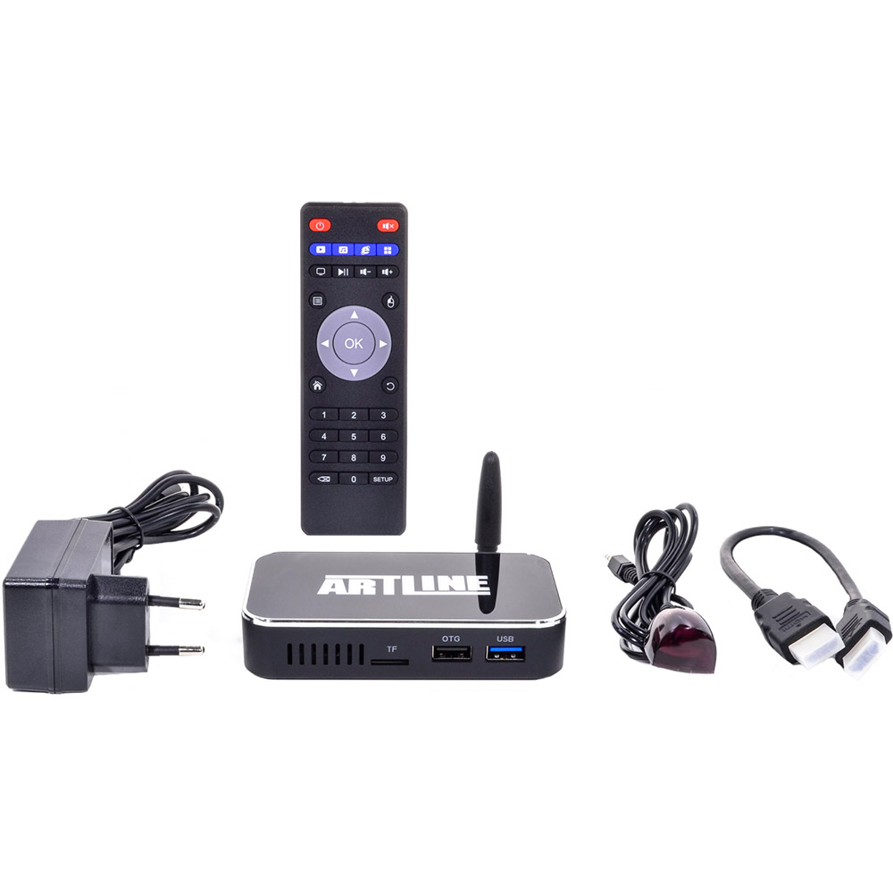 Фото Медіаплеєр ARTLINE TvBox KMX3