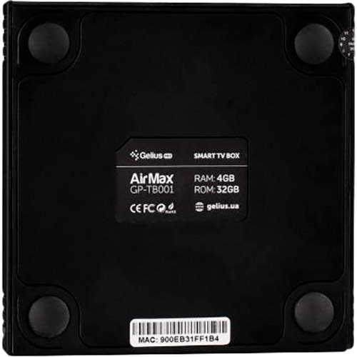Зовнішній вигляд Медіаплеєр GELIUS Pro Smart TV Box AirMax GP-TB001 (00000079576)