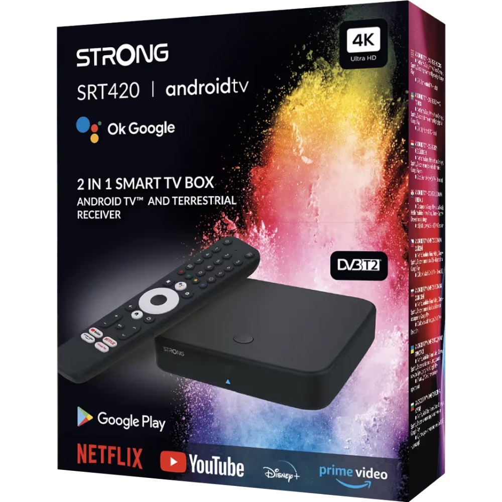Изображение Медиаплеер STRONG Hybrid Android TV SRT420