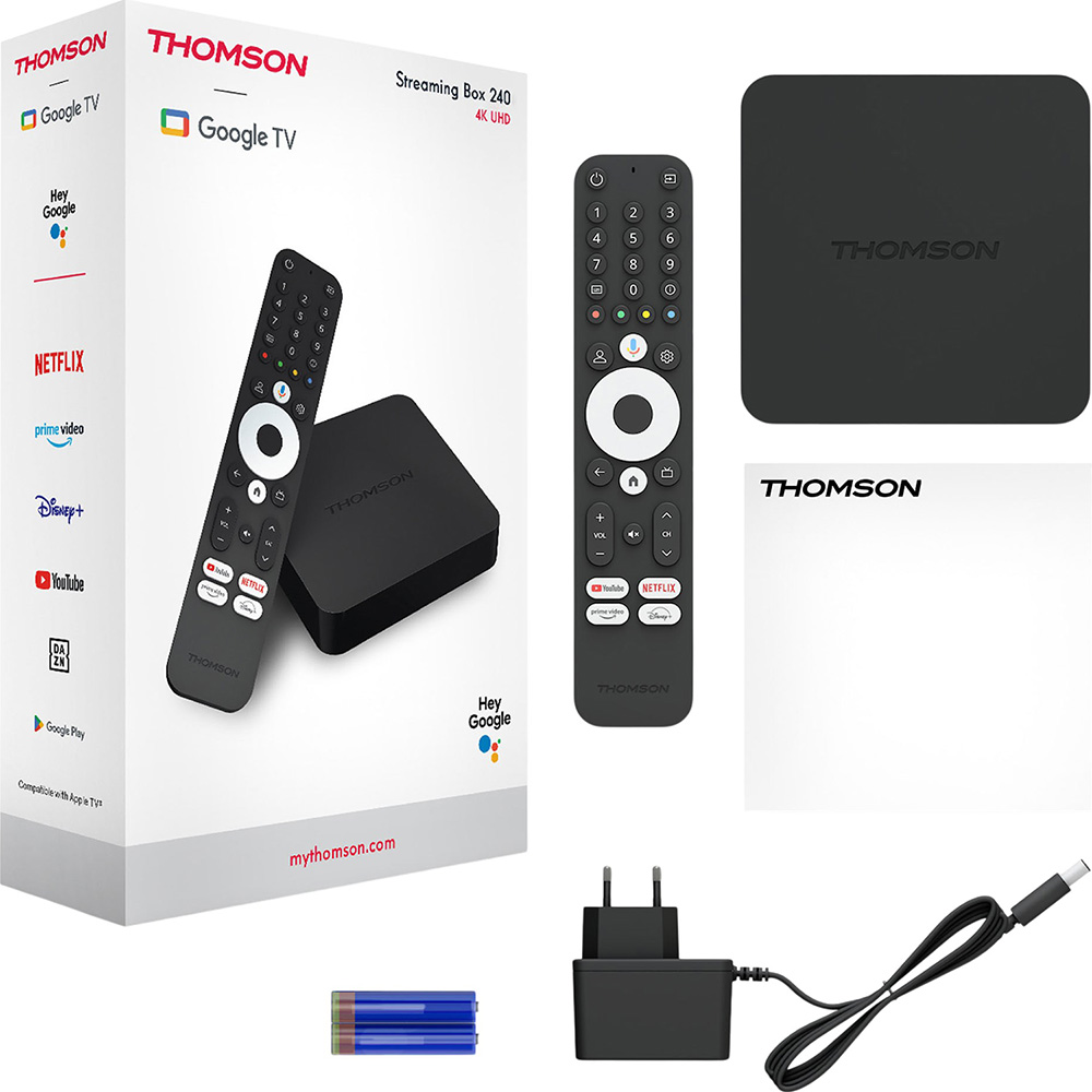 Внешний вид Медиаплеер THOMSON Google TV Streaming Box 240