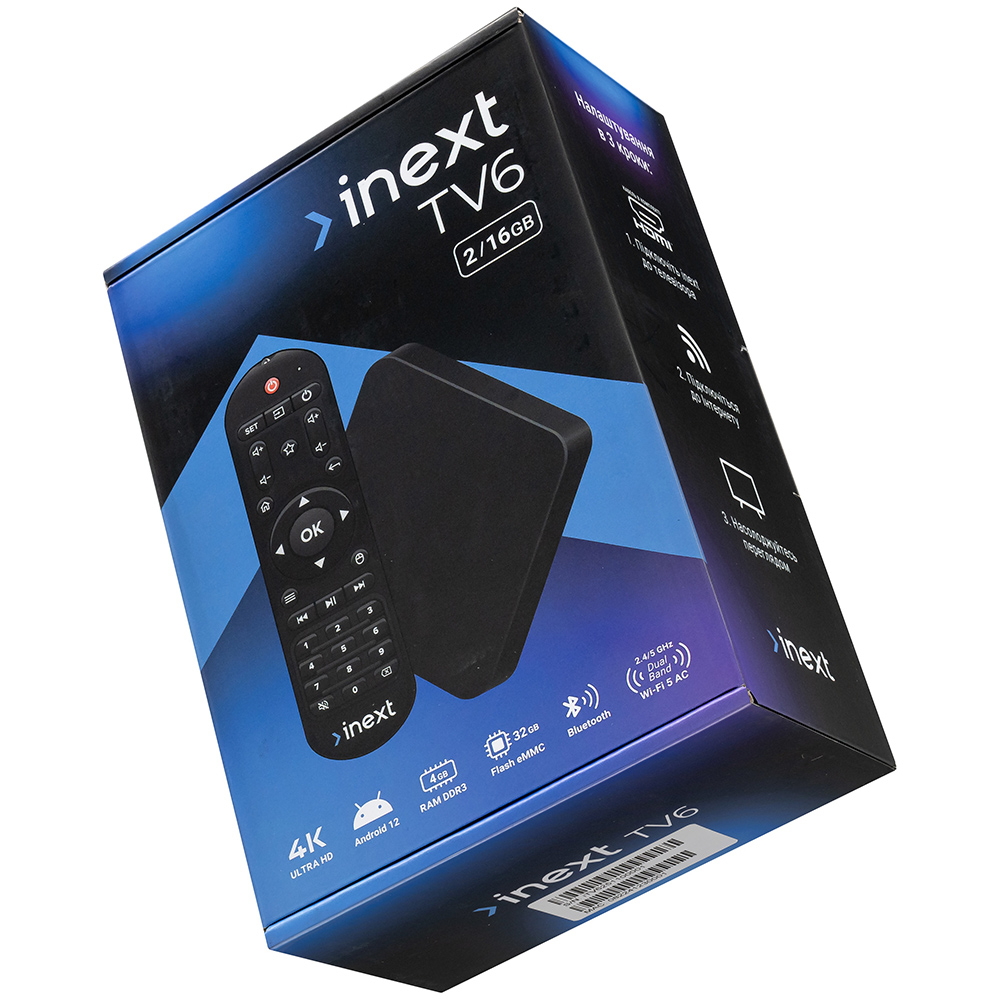 Обзор Медиаплеер INEXT inext TV6