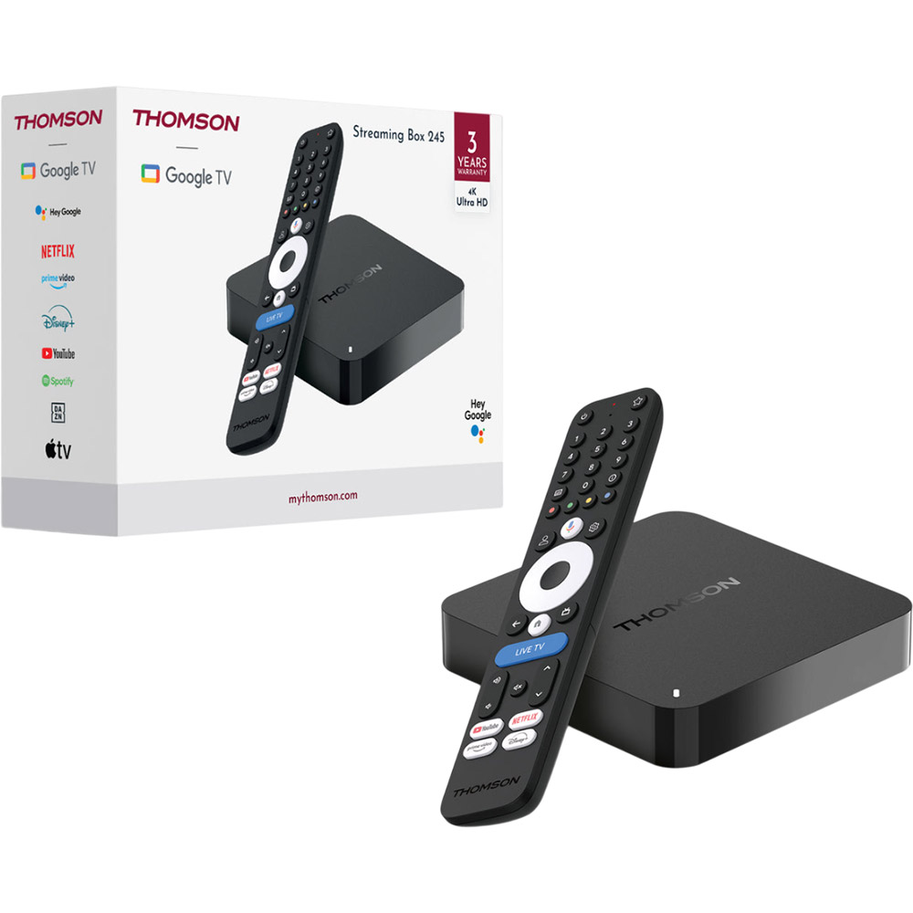 В Фокстрот Медиаплеер THOMSON Streaming Box 4K UHD 245G