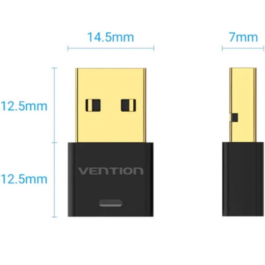 Bluetooth-адаптер VENTION v5.1 USB Apt-X RTL (CD) Black (NAFB0) Тип Bluetooth-адаптеры