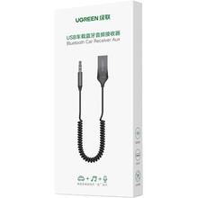 Bluetooth-адаптер UGREEN Bluetooth 5.0 Aux with mic CM309 Black (70601)