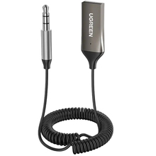 Bluetooth-адаптер UGREEN Bluetooth 5.0 Aux with mic CM309 Black (70601)