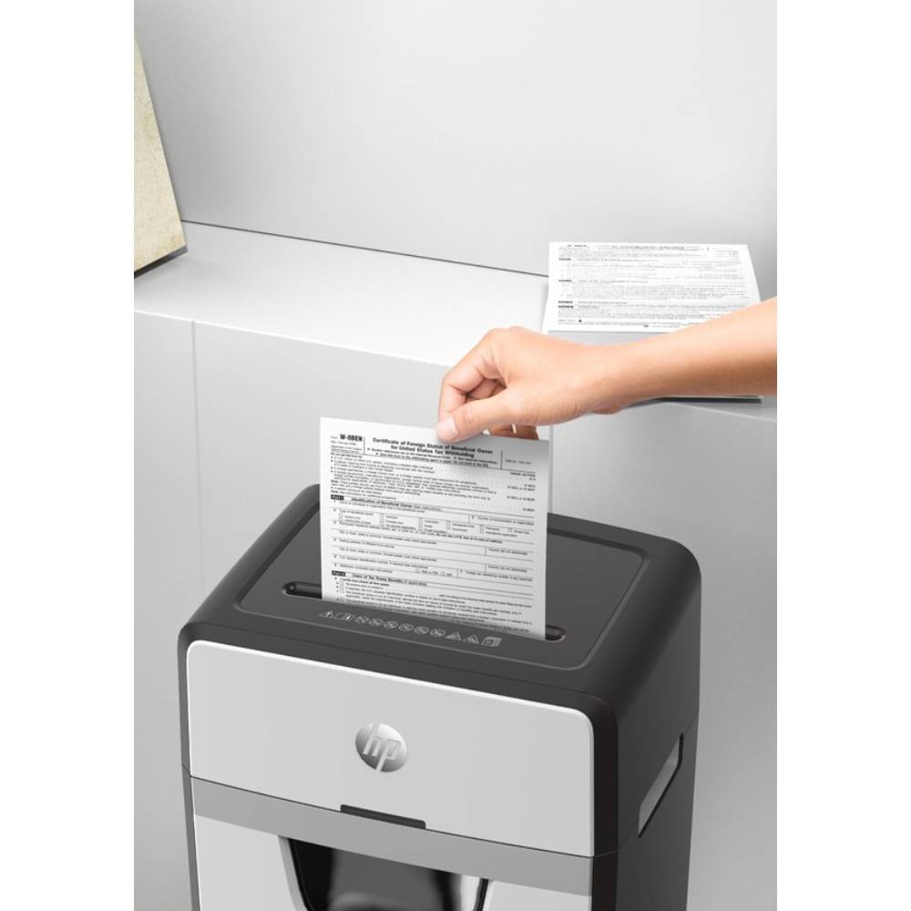 Фото Шредер HP OneShred 24CC A4 Silver\Black (2807)