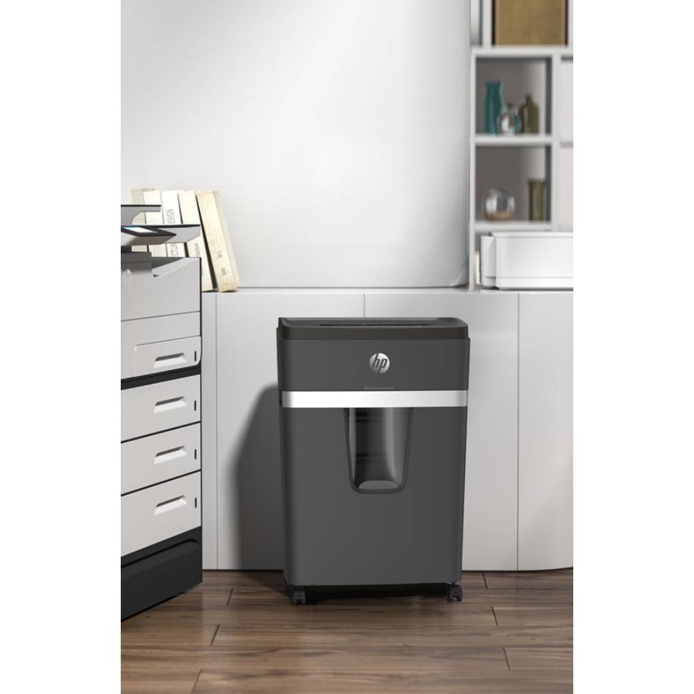 Шредер HP Pro Shredder 12MC Black (2814) Материал пластик