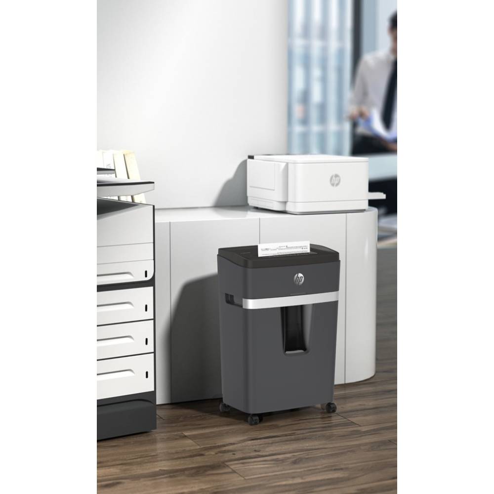 Внешний вид Шредер HP Pro Shredder 12MC Black (2814)