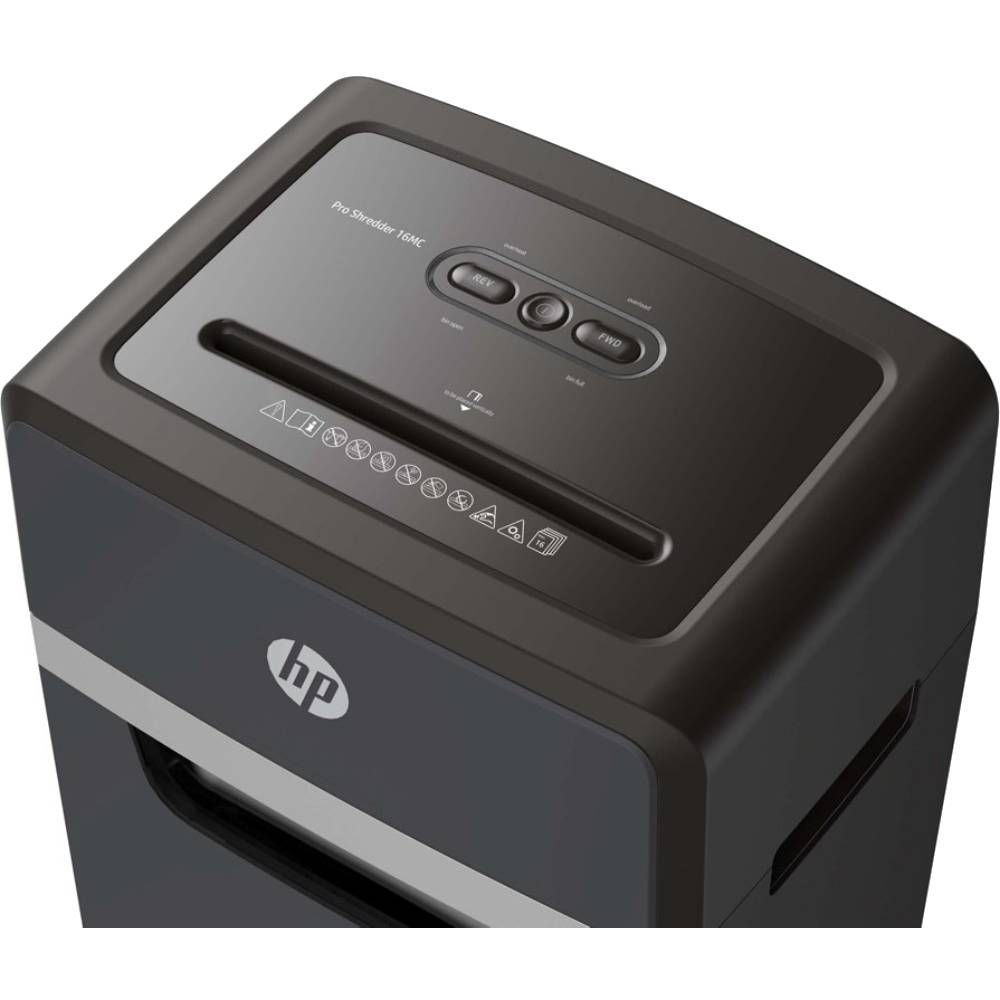 Шредер HP Pro Shredder 16MC Black (2816) Матеріал пластик