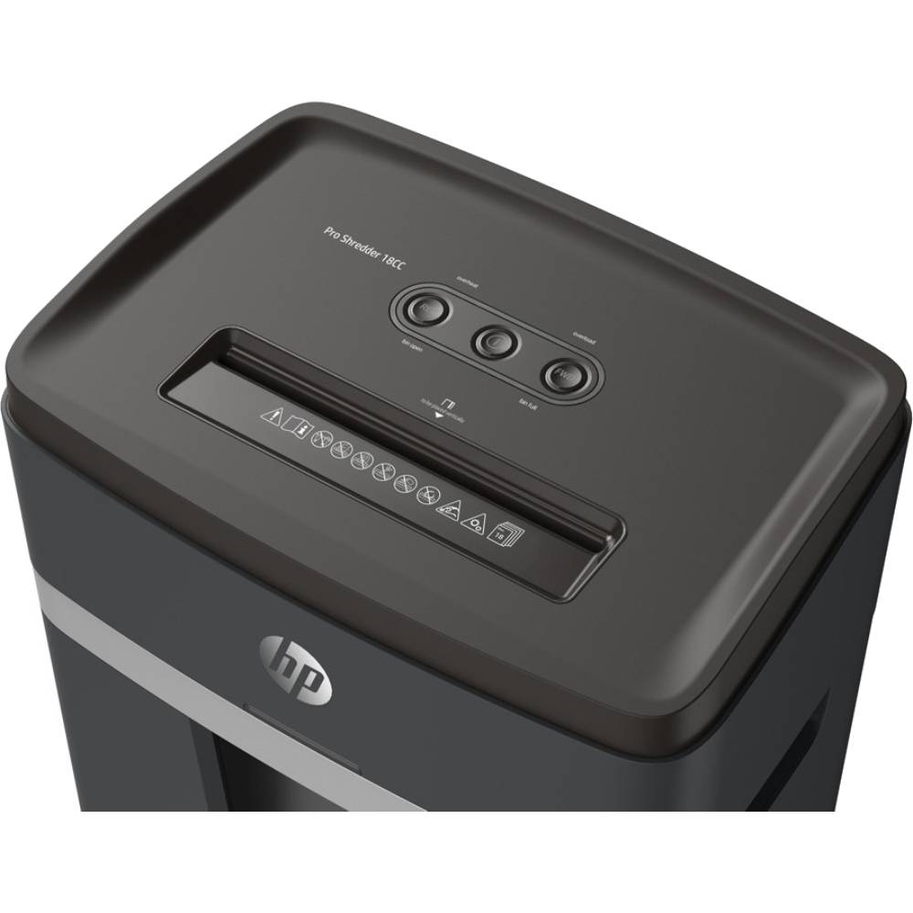 Шредер HP Pro Shredder 18CC Black (2813) Матеріал метал