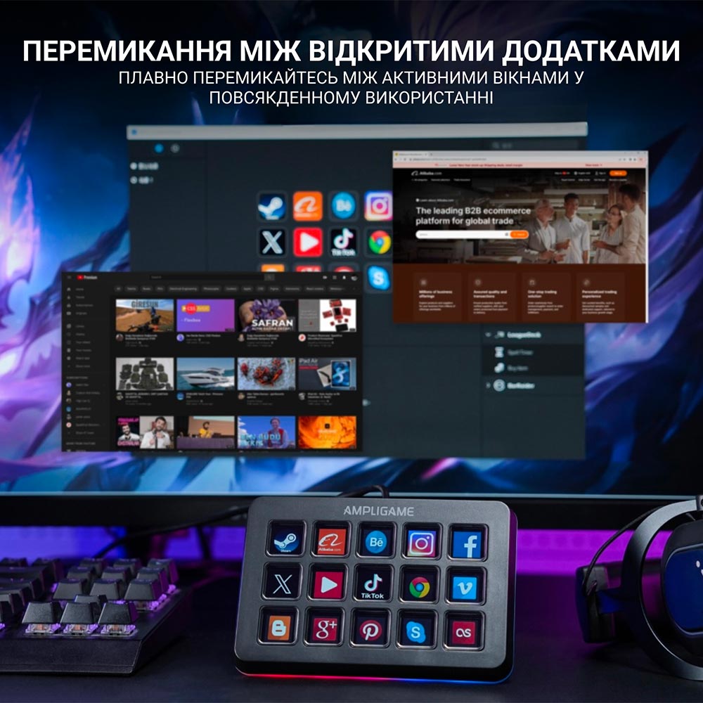 Изображение Контроллер FIFINE Stream Deck D6 (4820216974874)