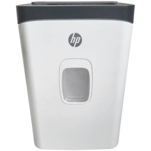 Шредер HP OneShred Auto 200CC White (2819) Основні характеристики Тип різання: перехресний; робоча ширина – 220 мм; одночасне завантаження – 13 аркушів; ємність кошика – 28 л; швидкість знищення – 2 м/хв; рівень секретності – 4.