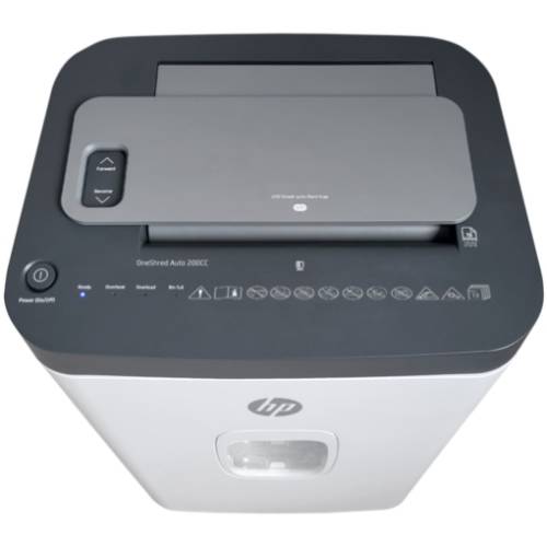 Шредер HP OneShred Auto 200CC White (2819) Матеріал пластик