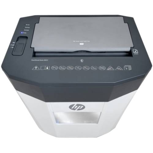 Шредер HP OneShred Auto 80CC Black/White (2817) Матеріал пластик